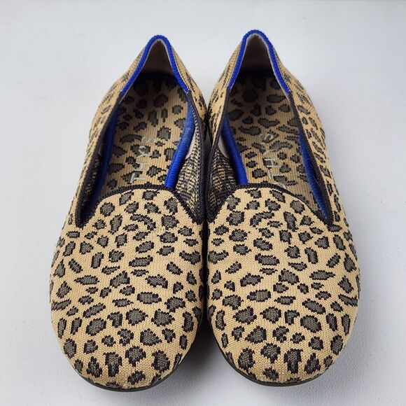 Rothy's Shoes - ROTHY’S Leopard Cheetah Print Round Toe Ballet Flats Size 6.5 Retired